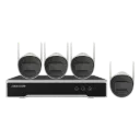 Hikvision Kit de Vigilancia NK42W0H-1T(E) de 4 Cámaras IP Bullet WiFi con Grabadora de 4 Canales, Incluye Disco Duro 1Tb SKU: NK42W0H-1T(E)