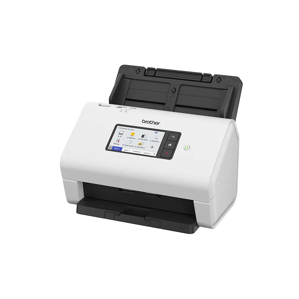 [ADS4900W] Escáner Scanner Brother ADS-4900W Wifi, 600 x 600DPI, Escáner Color, Escaneado Dúplex USB 3.0, 60ppm Negro/Color Alimentador para 100 Hojas SCABRT250, SKU: ADS4900W