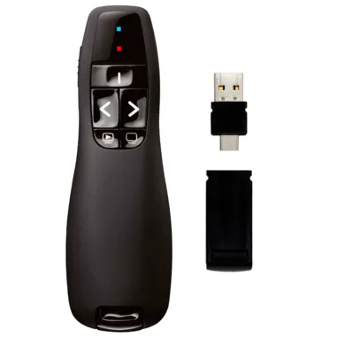 BRobotix Presentador Láser 497356, USB 2.0, Negro SKU: 497356