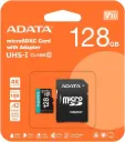 Memoria Flash Adata Premier Pro, 128GB V30S A2 4K 100MB, MicroSDXC UHS-I Clase 10, con Adaptador SKU: AUSDX128GUI3V30SA2-RA1