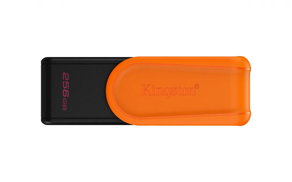 Memoria USB Kingston DataTraveler DTXS/256GB, 256GB USB-A 3.2, Negro/Naranja, RAM-4628 SKU: DTXS/256GB