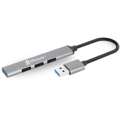 [406108] BRobotix Hub USB-A - USB-A 3.1, 4 Puertos 5 Gbit/s SKU: 406108