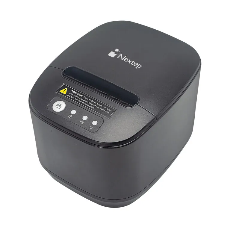 Nextep NE-511X Impresora de Tickets, 80x35mm Térmica Directa, Alámbrico, USB, Ethernet 230 mm/s Negro, Cortador Automático SKU: NE-511X