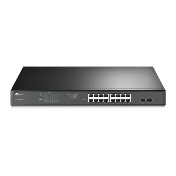 Switch TP-Link Gigabit Ethernet JetStream, 16 Puertos PoE+ 10/100/1000Mbps, 36Gbit/s, 8000 Entradas - Administrable SKU: TL-SG1218MPE