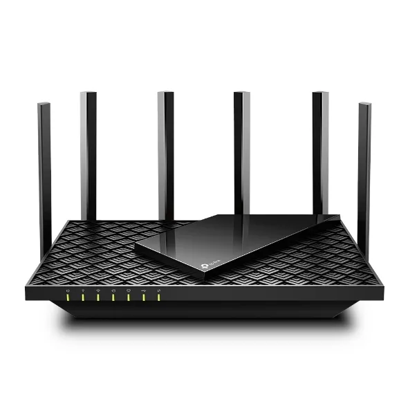 TP-Link Router con Sistema de Red Wi-Fi en Malla AX5400, 4 x RJ-45, 5400 Mbit/s WLAN, Doble Banda 2.4/5 GHz, Wi-Fi 6, 6 Antenas Externas, 1 Pieza SKU: ARCHER AX73