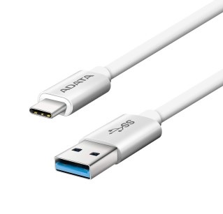 Adata Cable USB TIPO C Macho - USB A Macho, 1 Metro, Blanco Tipo C SKU: ACA3AL-100CM-CSV