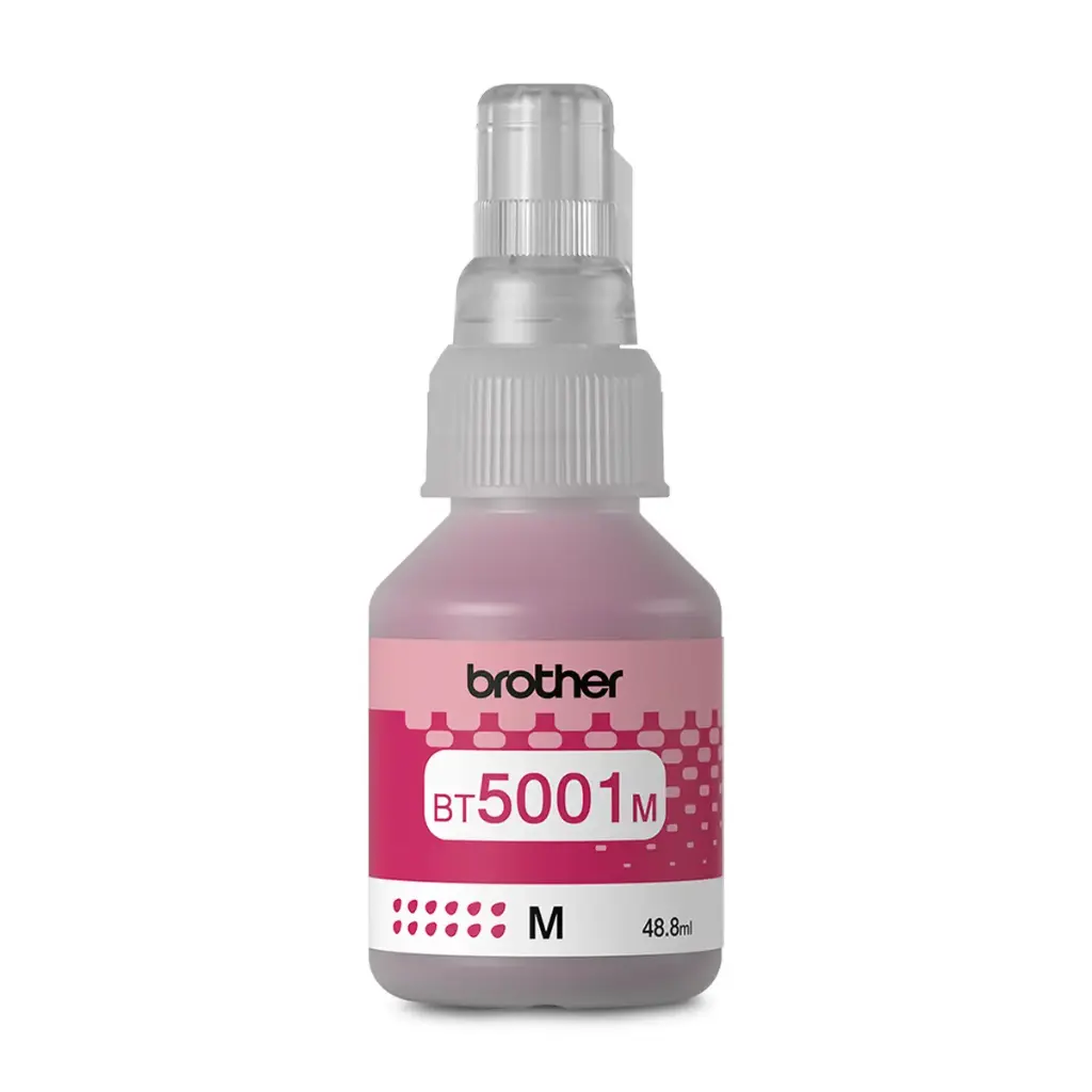 [BT5001M] BT5001M Magenta Original Bote de Tinta Brother DCP-T300, T220, T310, T500W, T510W, T520W, T700W, T710W,  T720DW,  T800W, T810W, T910DW, T920DW, T4500DW, HL-T4000DW, DCPT420W, DCPT426W 5000 Pag. SKU: BT5001M