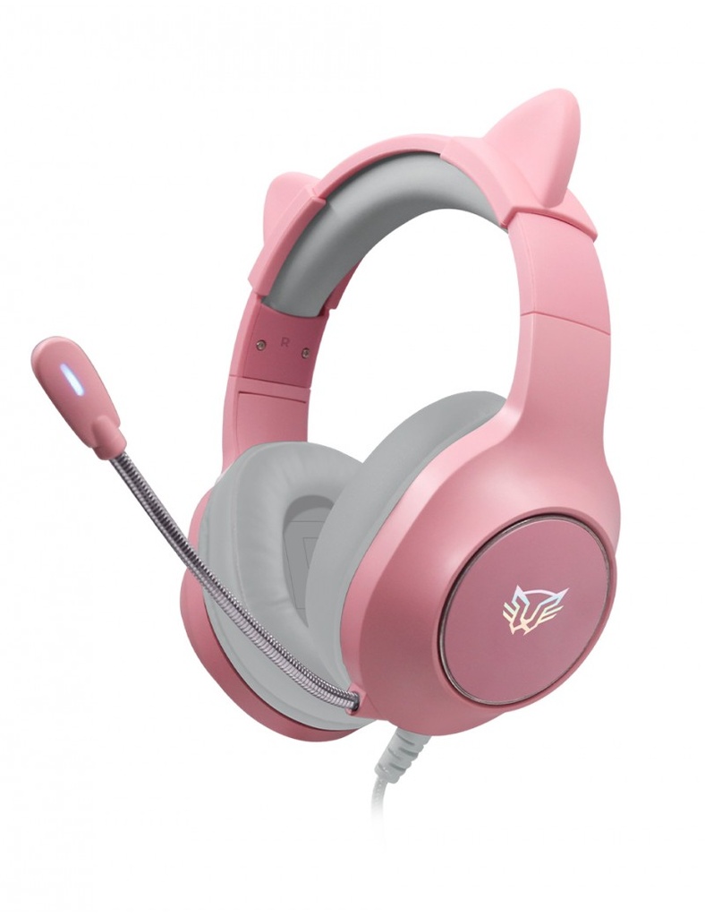 [BR-932998] Balam Rush Audifonos Gamer Sonorous HS750, Alámbrico, USB/3.5mm, Rosa SKU: BR-932998
