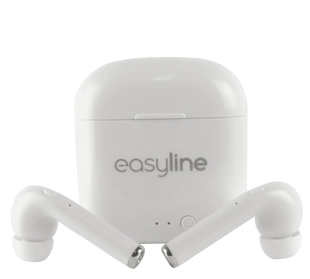 Easy Line Audífonos Intrauriculares EL-995470, Inalámbrico, Bluetooth, Blanco Perfect  Choice VIVA BUNDS TWS, SPK-1923 SKU: EL-995470
