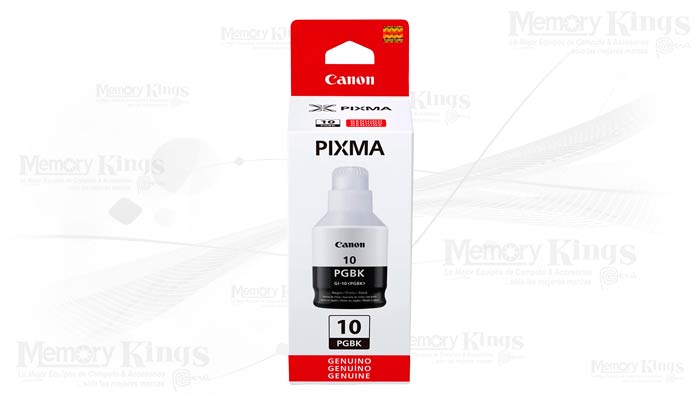 GI-10 Negro Original Bote de Tinta GI10 Canon Pixma G2010, G5010, G6010, G7010, GM2010 170ml CN-4154 SKU: 3382C001