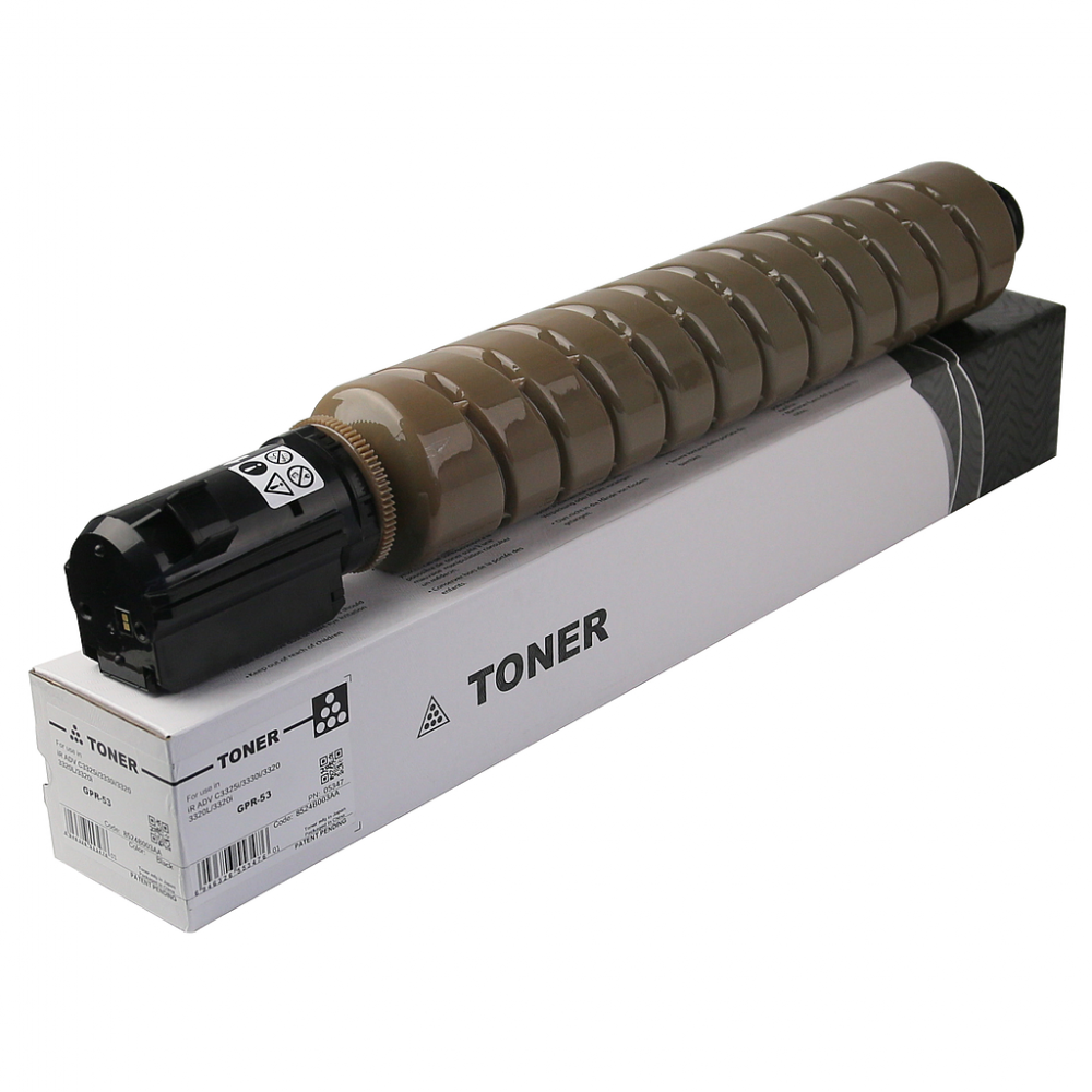 GPR-53 Compatible Negro Toner 8524B003 GPR53 Canon C3325, C3330, C3525, C3530, DX C3725, C3730, C3826, C3830, C3835 36,000 Paginas SKU: GPR53BKCOMP