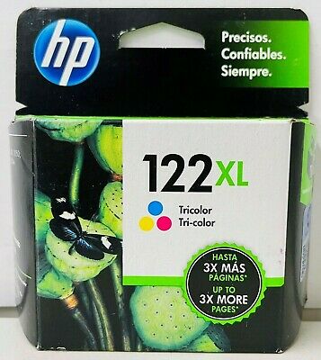 HP122XL Tricolor Original Cartucho de Tinta HP122XL Deskjet 1000, 1050, 2000, 2050, 3000, 3050 330 páginas SKU: CH564HL