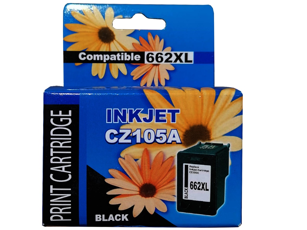 HP 662XL Negro Compatible Cartucho de Tinta HP662XL HP Deskjet Ink Advantage 1015, 1515, 1516, 2515, 2516, 2545, 2546, 2645, 2646, 3515, 3516, 3545, 3546, 4645, 4646 6.5 ml SKU: Z105ALG