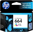 HP 664 Tricolor Original Cartucho de Tinta HP664 HP Deskjet Ink Advantage 1115, 2134, 2135, 2675, 3635, 3775, 3785, 3786, 3787, 3789, 3835, 4535, 4675, 5075, 5275, 5276. 2ml. SKU: F6V28AL