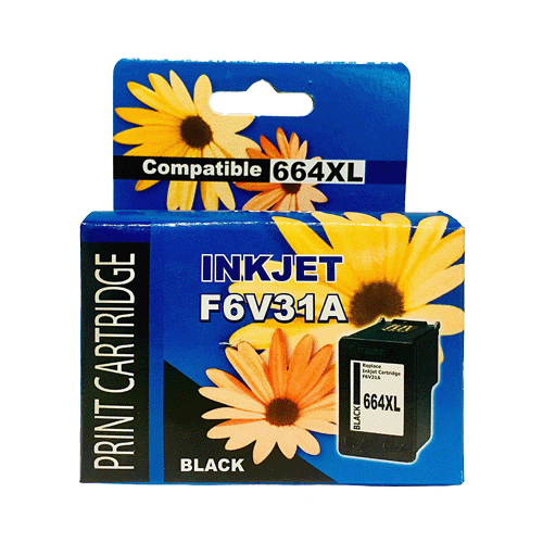 HP 664XL Negro Compatible Cartucho de Tinta HP664XL HP Deskjet Ink Advantage 1115, 2134, 2135, 2675, 3635, 3775, 3785, 3786, 3787, 3789, 3835, 4535, 4675, 5075, 5275, 5276. 8ml. SKU:  V31ALG