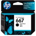 HP 667 Negro Original Cartucho de Tinta HP667 HP Deskjet Ink Advantage 1275, 2374, 2375, 2376, 2775, 2776 PLUS 6475, 6476. 100PAG. 2ml SKU: 3YM79AL