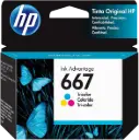 HP 667 Tricolor Original Cartucho de Tinta HP667 HP Deskjet Ink Advantage 1275, 2374, 2375, 2376, 2775, 2776 PLUS 6475, 6476. 100PAG 2ml SKU: 3YM78AL