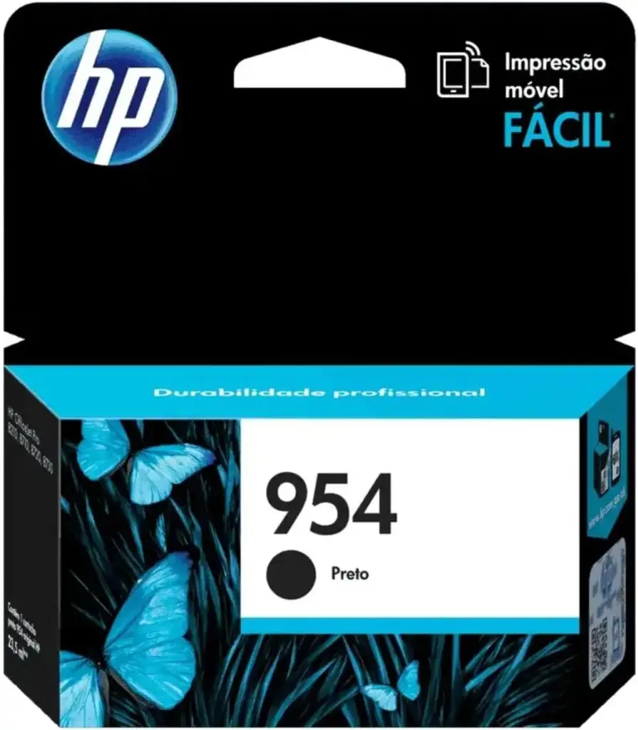 HP 954 Negro Original Cartucho de Tinta HP954 HP Officejet Pro 7720/7740/8210/8710/8720/8730 23.5 ml. SKU: L0S59AL