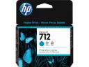 HP 712 Cian Original Cartucho de Tinta HP712 HP DesignJet T210, T230, T250, T630, T650 29ml SKU: 3ED67A