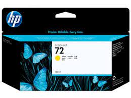 HP 72 Amarillo Original Cartucho de Tinta HP72 DesignJet de la serie T610, T620, T770, T1100, T1200, T1200 HD, T2300 eMFP, T790, T1300 130ml SKU: C9373A