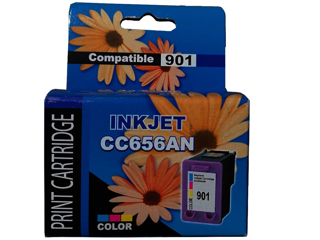 HP 901 Tricolor Original Cartucho de Tinta HP901 Officejet 4500-G510a, 4500-G510b, 4500-G510g, 4500-G510h, 4500-G510n, J4524, J4525, J4535, J4540, J4550, J4580, J4640 series. SKU: CC656ALCOM