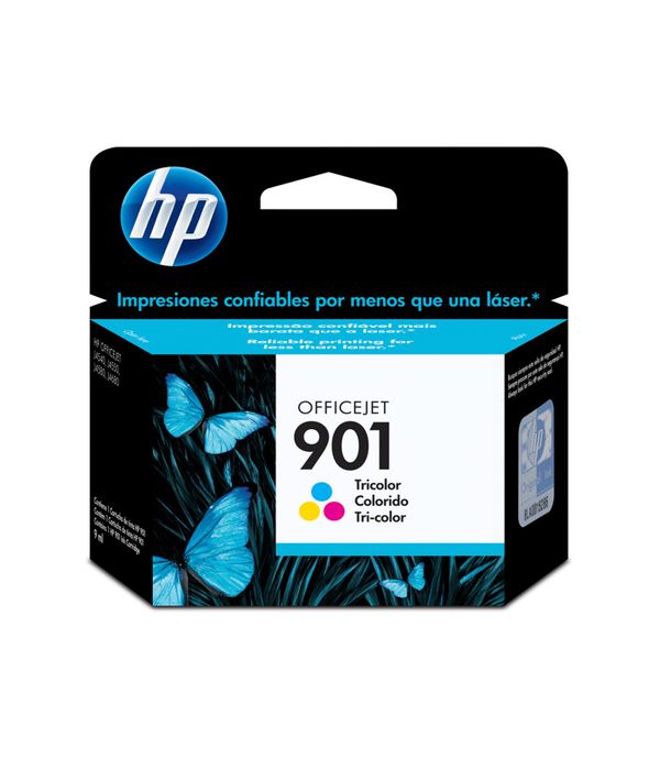 HP 901 Tricolor Original Cartucho de Tinta HP901 HP Officejet J4500 All-in-One series, HP Officejet 4500 All-in-One series, HP Officejet J4680 All-in-One 360Pag. 9ml SKU: CC656AL