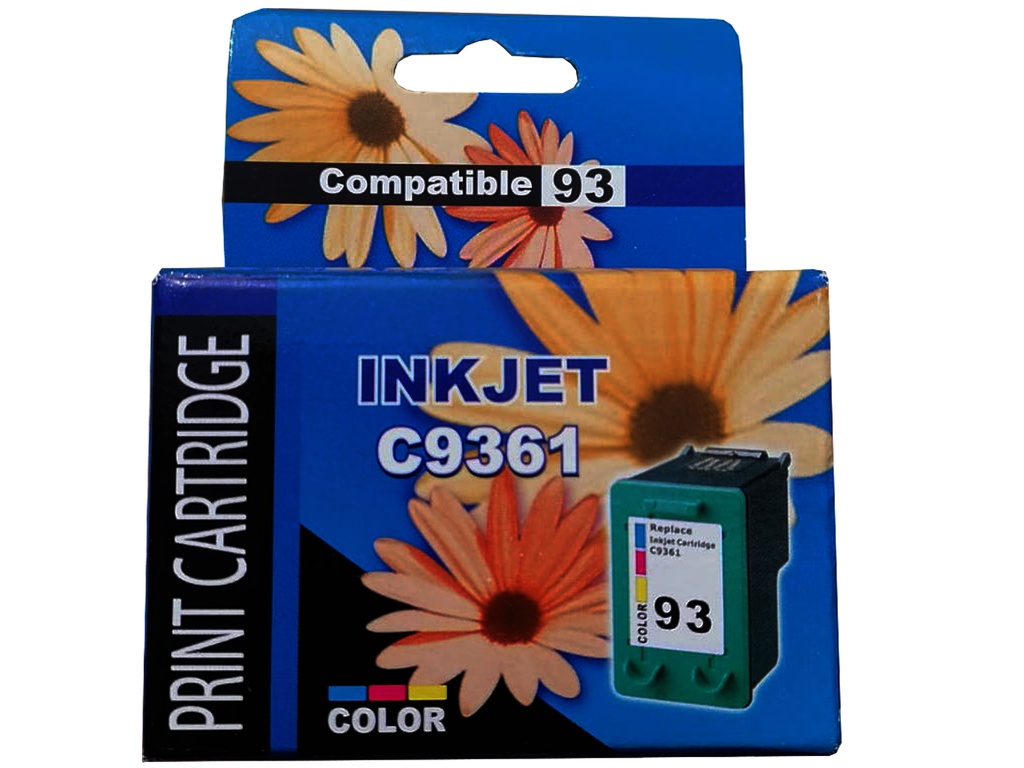HP93 COMP TRICOLOR CART TINTA C9361WLG DESKJET D4145, 4155, 5440 - Photosmart 2575, 2610v, 2710xi, 7830, 7850, C3110, C3125, C3135.