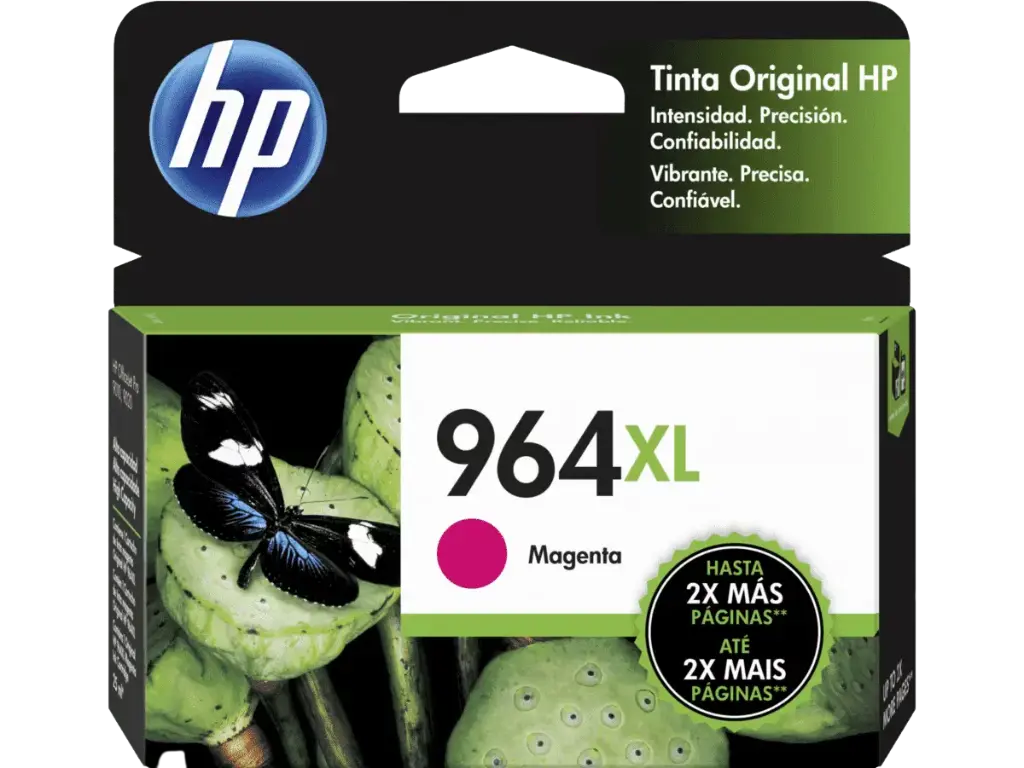 HP 964XL Magenta Original Cartucho de Tinta HP964XL HP Officejet Pro 9010, 9020 24.5ml SKU: 3JA55AL