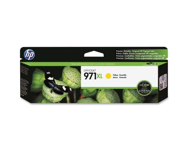 HP 971XL Amarillo Original Cartucho de Tinta HP971XL HP Officejet Pro X451dn,dw, X551dw, X476dn, X476dw, X576dw 6,600Pag. 83ml
SKU: CN628AM