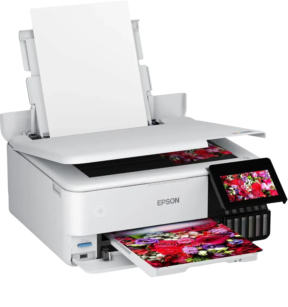 Impresora Multifuncional Epson EcoTank L8160, Color, Tinta Continua, Tanque de Tinta, Inalámbrico, Imprime, Copia y Escanea  Imprime CD DVD SKU: C11CJ20301