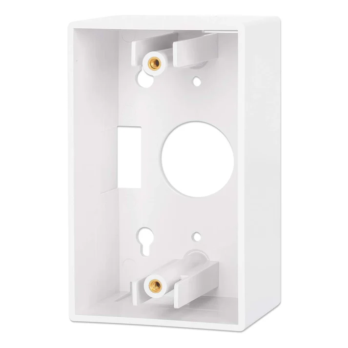 Intellinet Caja para Pared Sencilla 517874, Profunidad de 4.80cm, Blanco SKU: 517874
