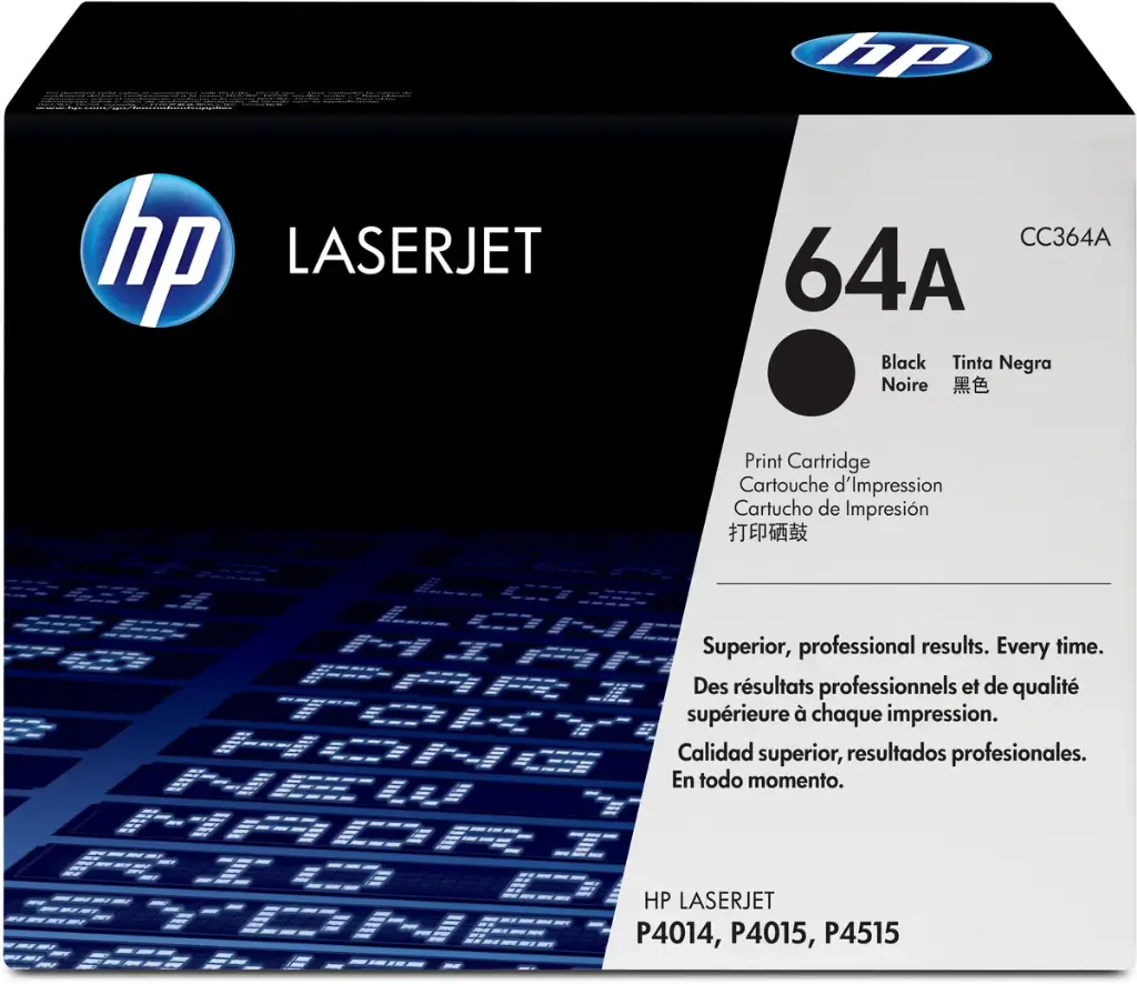 CC364A Original Toner 64A HP LaserJet Pro P4014, P4015, P4515 10,000 Páginas SKU: CC364A