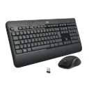 Kit de Teclado y Mouse Logitech MK540 Advance, Inalámbrico, USB, Negro/Blanco (Español) SKU: 920-008673