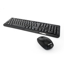 Kit de Teclado y Mouse Vorago KM-302, Inalámbrico, USB, Negro (Español) AC-395896 SKU: KM-302