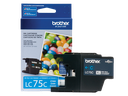 LC75C XL Cian Original Cartucho de Tinta Brother LC-75C MFC-J280W, MFC-J425W, MFC-J430w, MFC-J435W, MFC-J5910DW, MFC-J625DW, MFC-J6510DW, MFC-J6710DW, MFC-J6910dw, MFC-J825DW, MFC-J835DW 600 Páginas SKU: LC75C