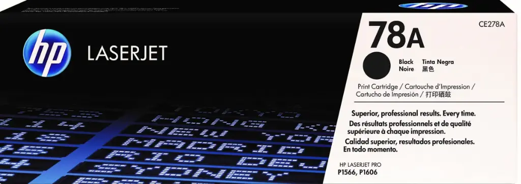 [CE278A] CE278A Original Toner 78A HP LaserJet Pro M1536, M1537, M1538, M1539, P1566, P1606 2,100 Páginas SKU: CE278A