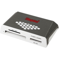 [FCR-HS4] Kingston Lector de Memoria USB 3.0 High-Speed, 5000 Mbit/s, Gris/Blanco SKU: FCR-HS4