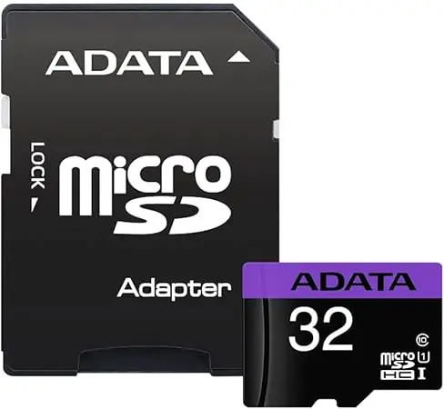 Memoria Flash Adata, 32GB microSDHC UHS-I Clase 10, con Adaptador SKU: AUSDH32GUICL10-RA1