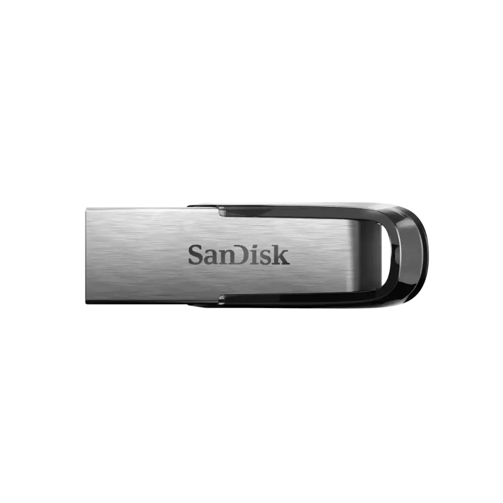 Memoria USB SanDisk Ultra Flair, 64GB, USB 3.0, Lectura 150MB/s, Negro/Plata RAM-2810 SKU: SDCZ73-064G-G46