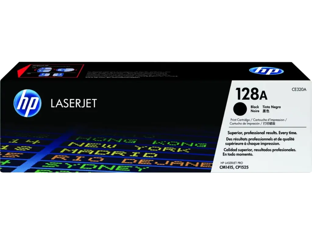 CE320A NEGRO ORIGINAL TONER 128A HP LASERJET PRO CM1415/ CP1525 2000 PAG
