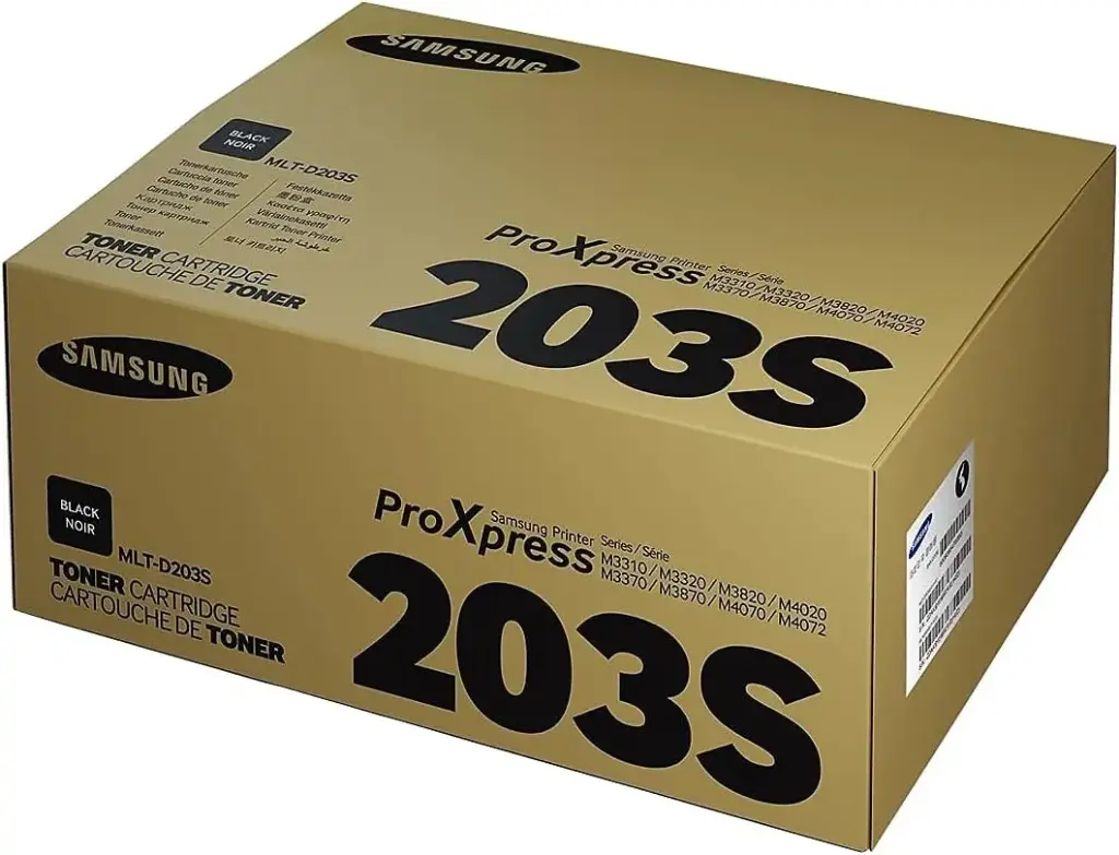 MLT-D203S Original Toner HP/Samsung ProXpress M3320ND, M3820ND, M4020ND, M3370FD, M3870FD, M4070FR, M4072FD 3,000 Páginas SKU: MLT-D203S/SU912A