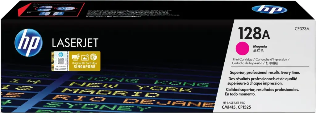 CE323A MAGENTA ORIGINAL TONER 128A  HP LASERJET PRO CM1415/ CP1525 1300 PAG