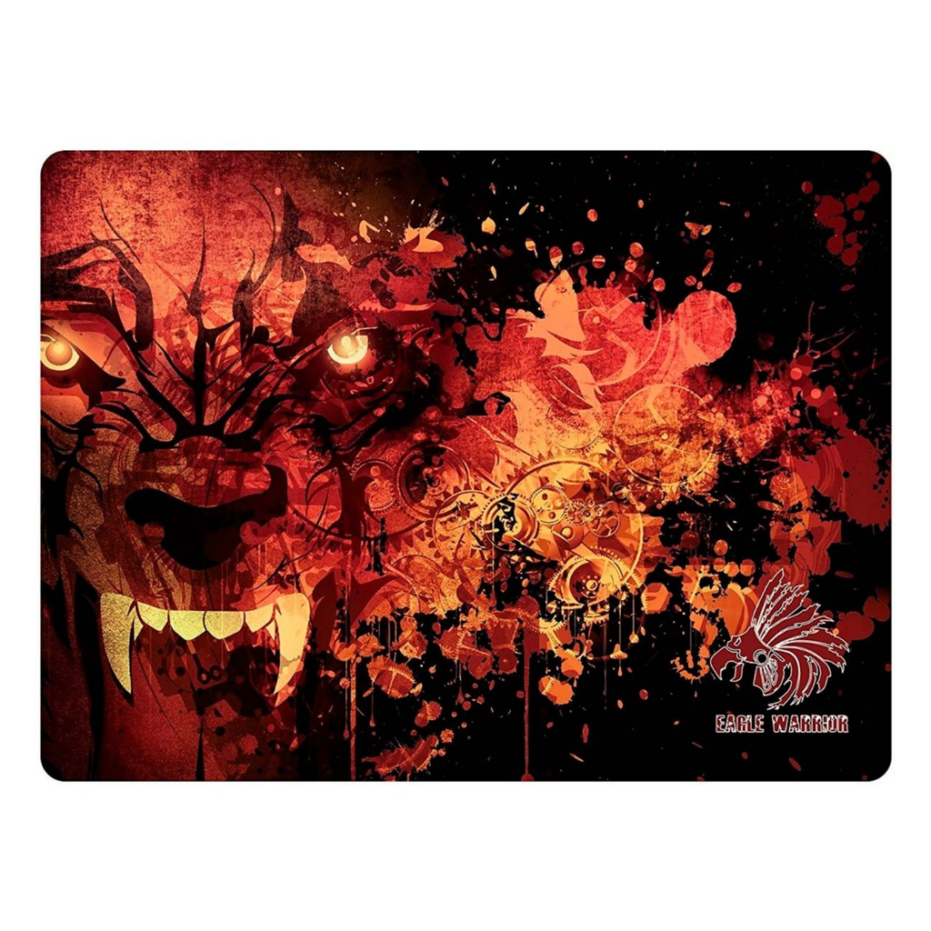 EAGLE WARRIOR MOUSEPAD WOLF GAMER ULTRADELGADO 350 X 260MM COLOR NEGRO Sku: AMOUSEPADWOLFEG