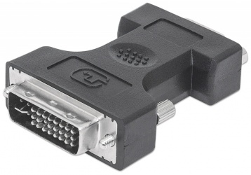 Manhattan Adaptador DVI-A&D- HD15H DVI-I Macho Enlace Dual a VGA Hembra AD-122 SKU: 328883