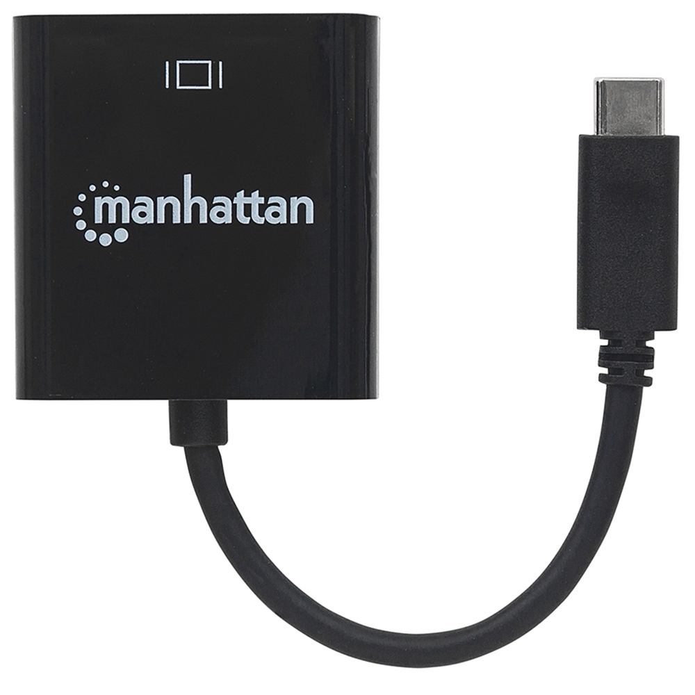 Manhattan Adaptador USB-C 3.1 Macho - DisplayPort Hembra, 4K, 30Hz, Negro SKU: 152020