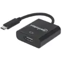 Manhattan Adaptador USB-C 3.1 Macho - HDMI Hembra, Negro AC-5497 SKU: 151788
