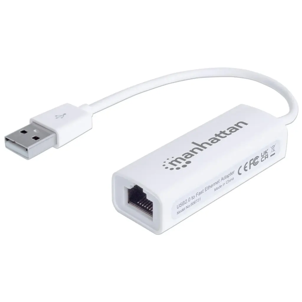 [506731] Manhattan Adaptador de Red USB 506731, Alámbrico, 100 Mbit/s AD-301, TARITL710 SKU: 506731