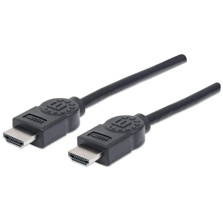 Manhattan Cable HDMI de Alta Velocidad, HDMI Macho - HDMI Macho, 4K, 30Hz, 3D, 1.8 Metros, Negro CB-166 SKU: 306119
