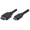 Manhattan Cable HDMI de Alta Velocidad, mini HDMI Macho - HDMI Macho, 4K, 1.8 Metros, Negro CB-261 SKU: 304955