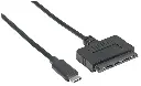 Manhattan Cable SATA Macho - USB 3.1 Macho, 25cm, Negro SKU: 152495
